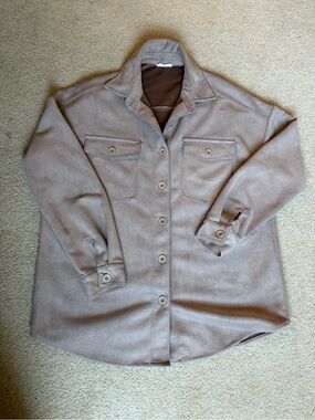 Ardene Faux Suede Oversized Shacket